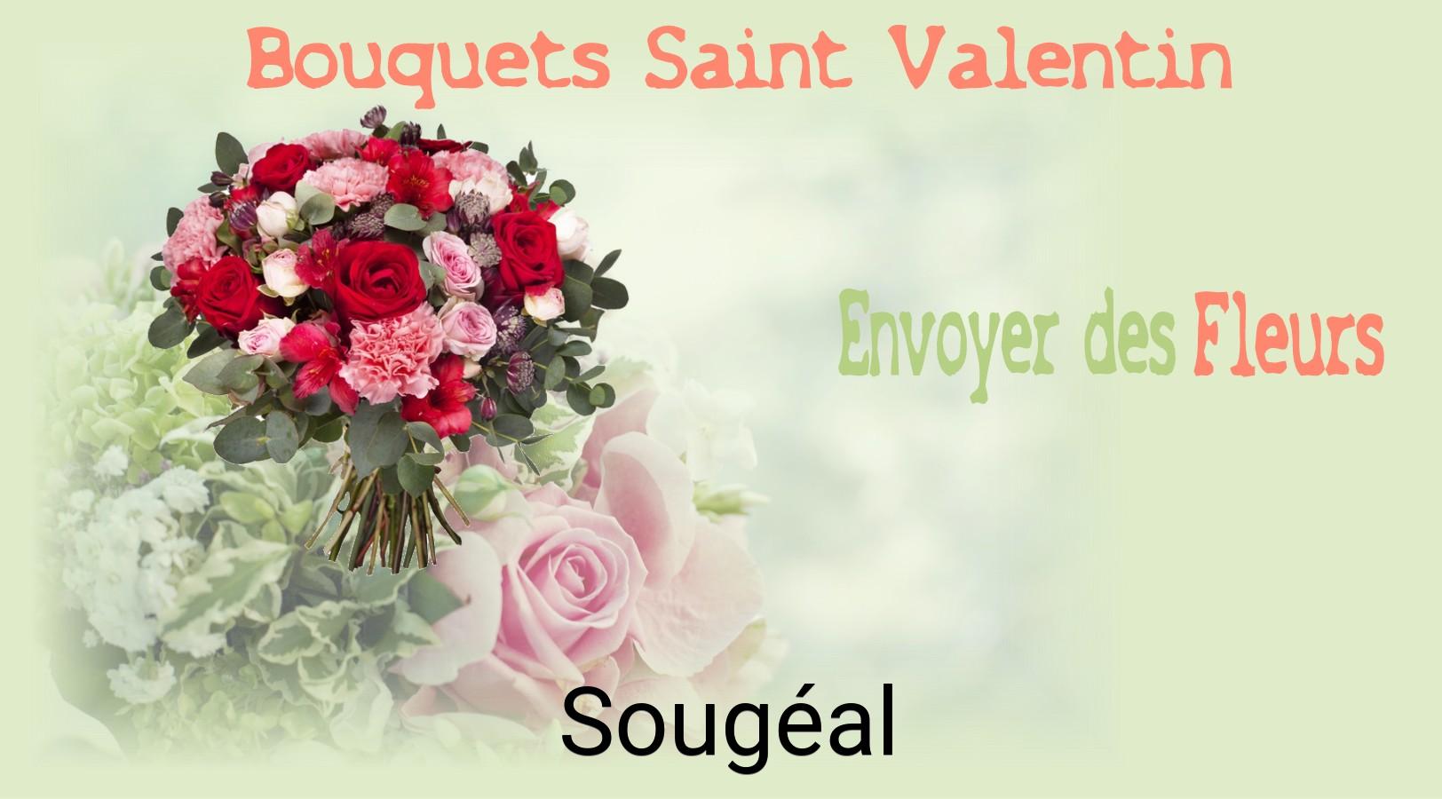 Roses de Saint-Valentin livrées à Sougéal